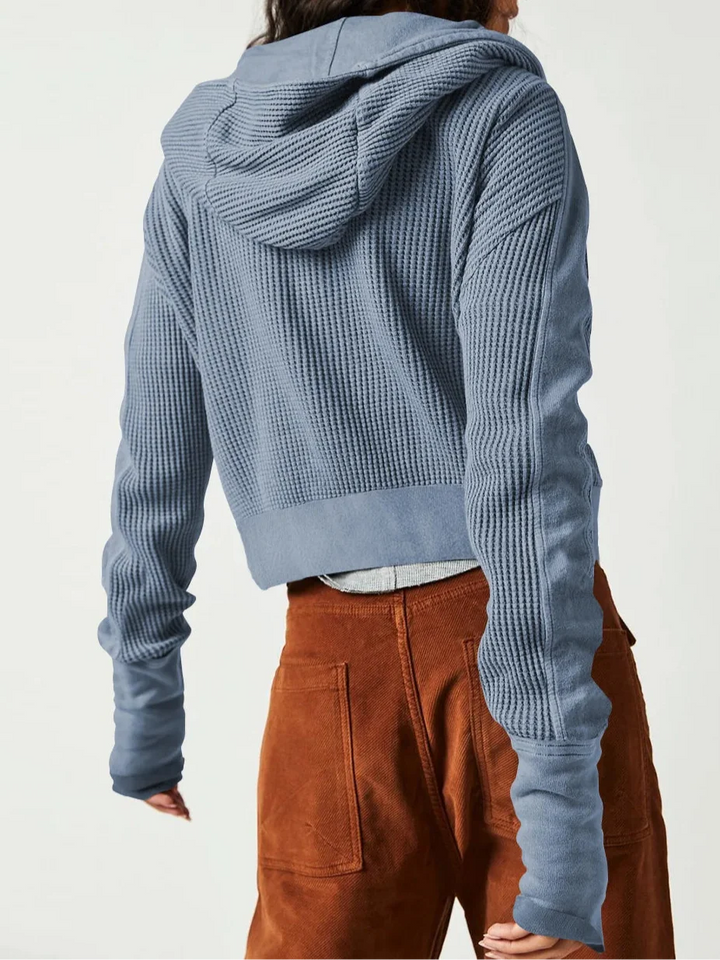 Greta | Relaxed Zip Hooded Jacket