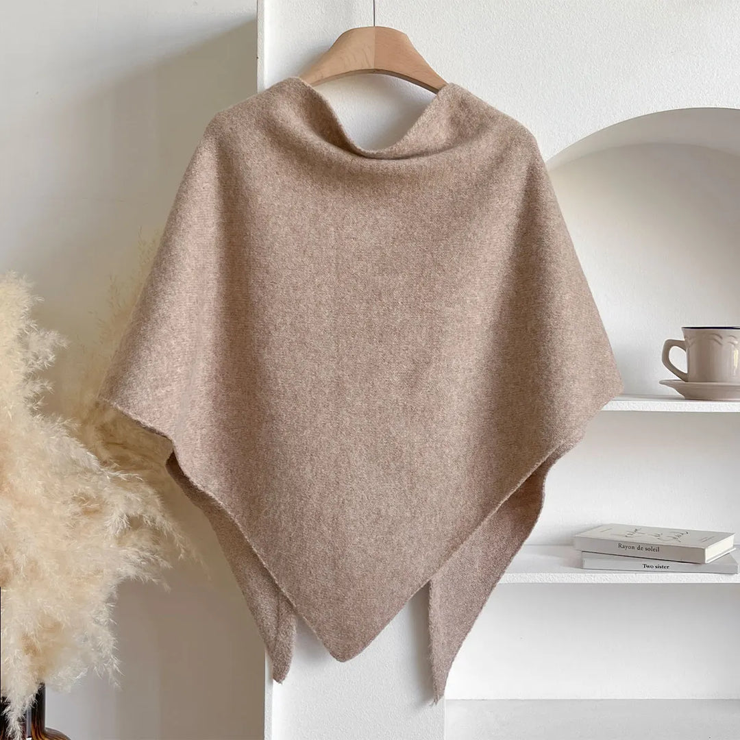 Peyton | Womens Wool Blend Knotted Shawl