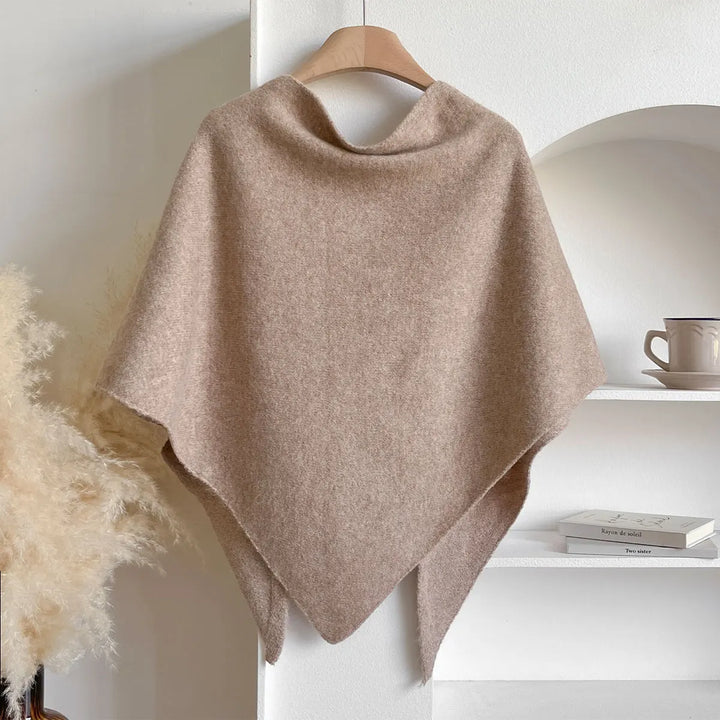 Peyton | Womens Wool Blend Knotted Shawl