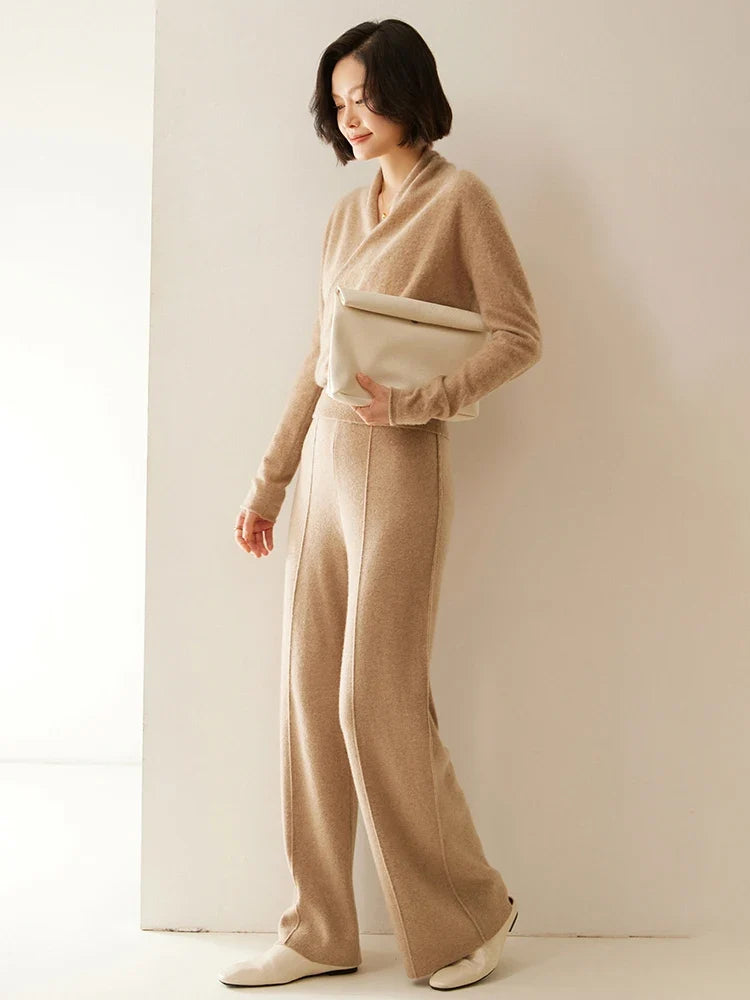 Madison | Womens Wrap Sweater Long Sleeve V-Neck
