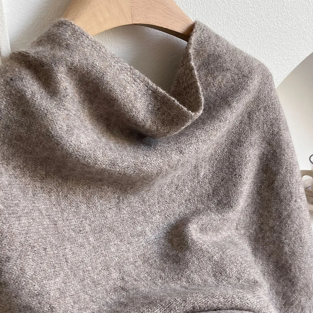 Peyton | Womens Wool Blend Knotted Shawl