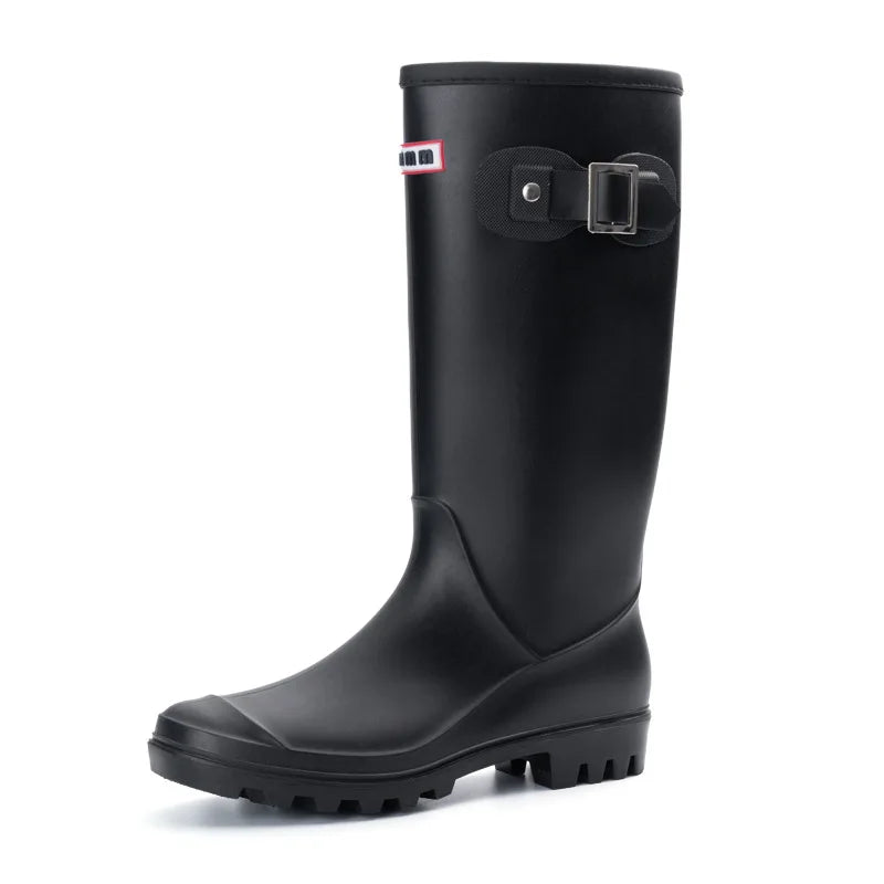 Cameron | Knee High Rubber Rain Boots