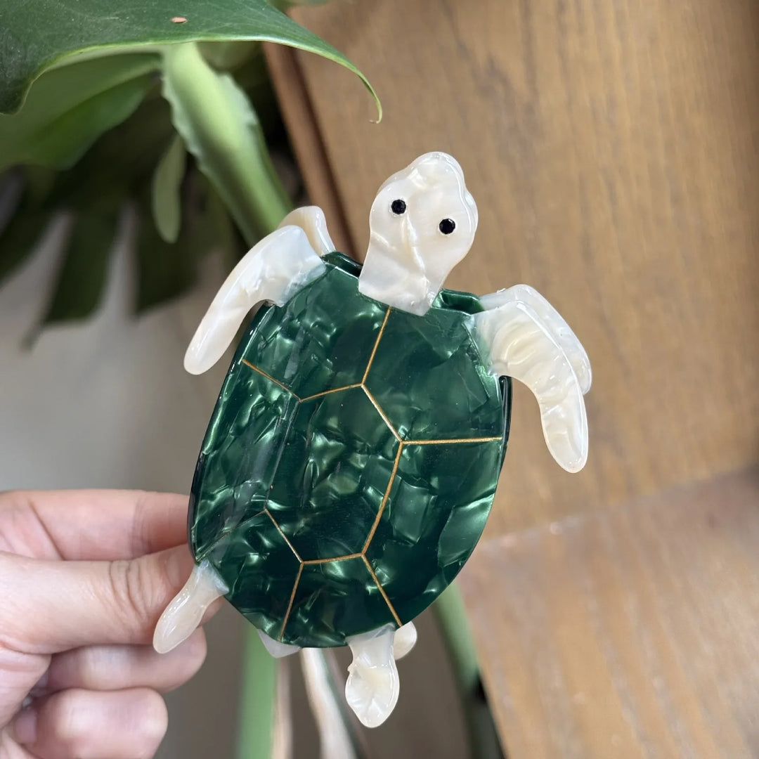 Finley | Ceramic Sea Turtle Decorative Sculpture