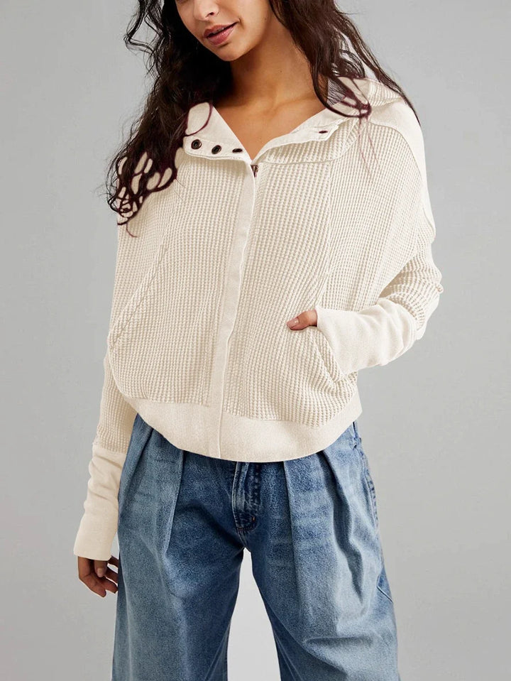 Greta | Relaxed Zip Hooded Jacket