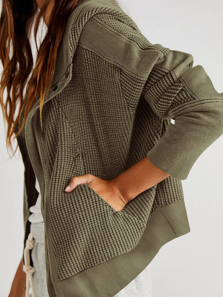Greta | Relaxed Zip Hooded Jacket