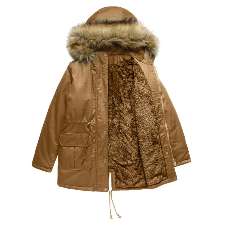 Brynn | Hooded Parka with Faux Fur Trim
