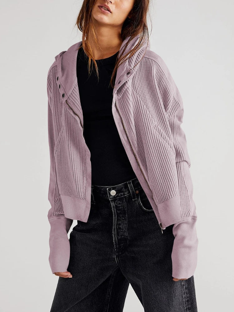 Greta | Relaxed Zip Hooded Jacket