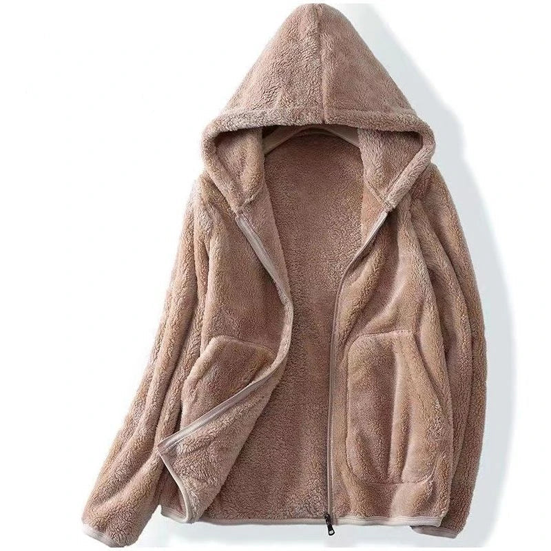 Sutton | Relaxed Fleece Zip Hooded Jacket