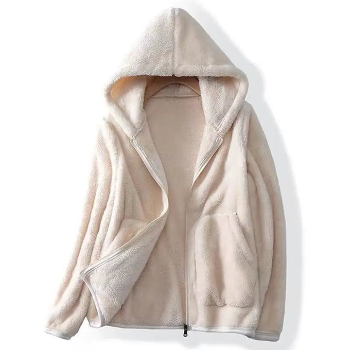 Sutton | Relaxed Fleece Zip Hooded Jacket