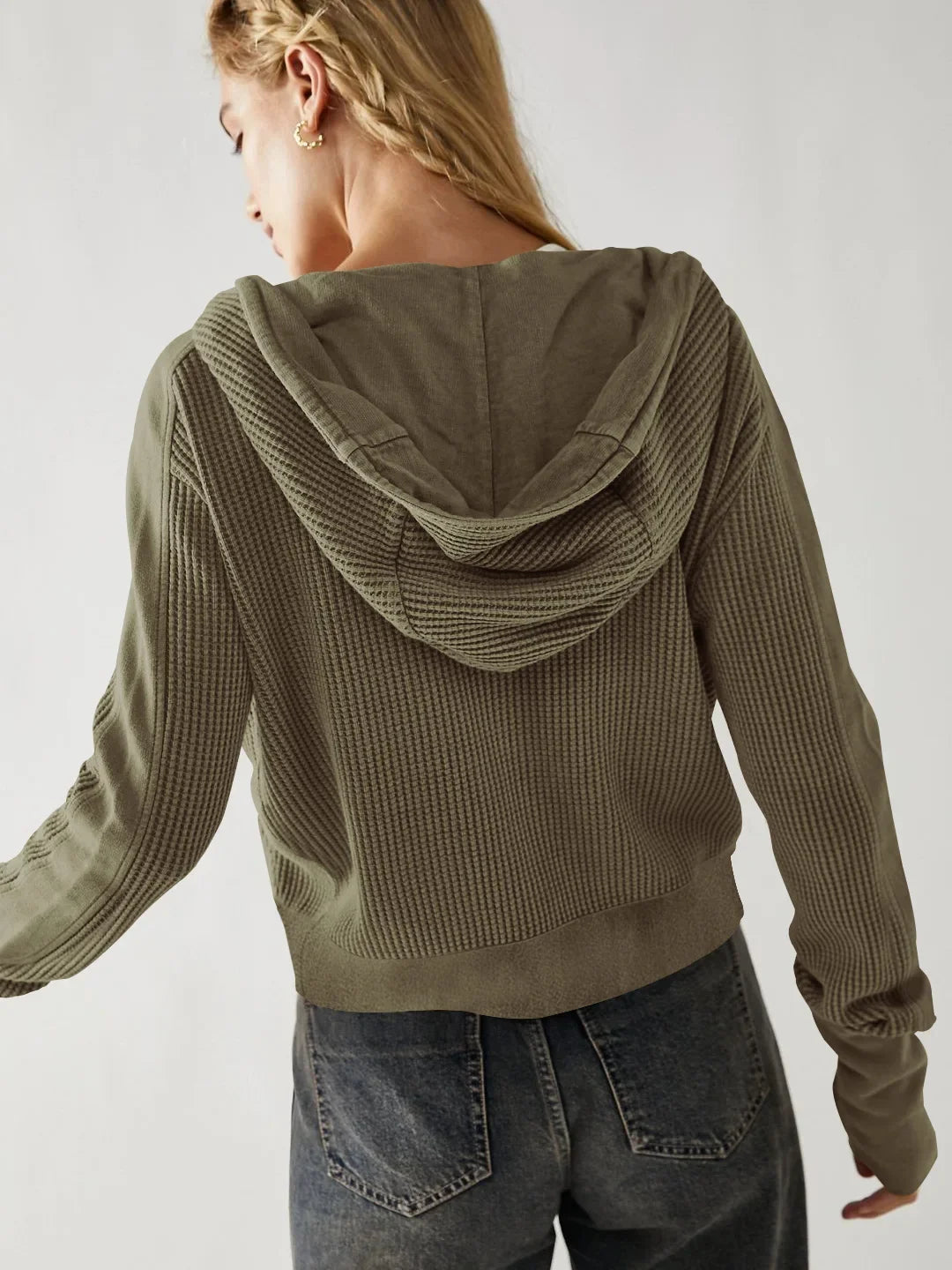 Greta | Relaxed Zip Hooded Jacket
