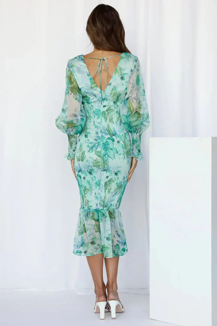 Shelby | Wedding Guest Midi Dress