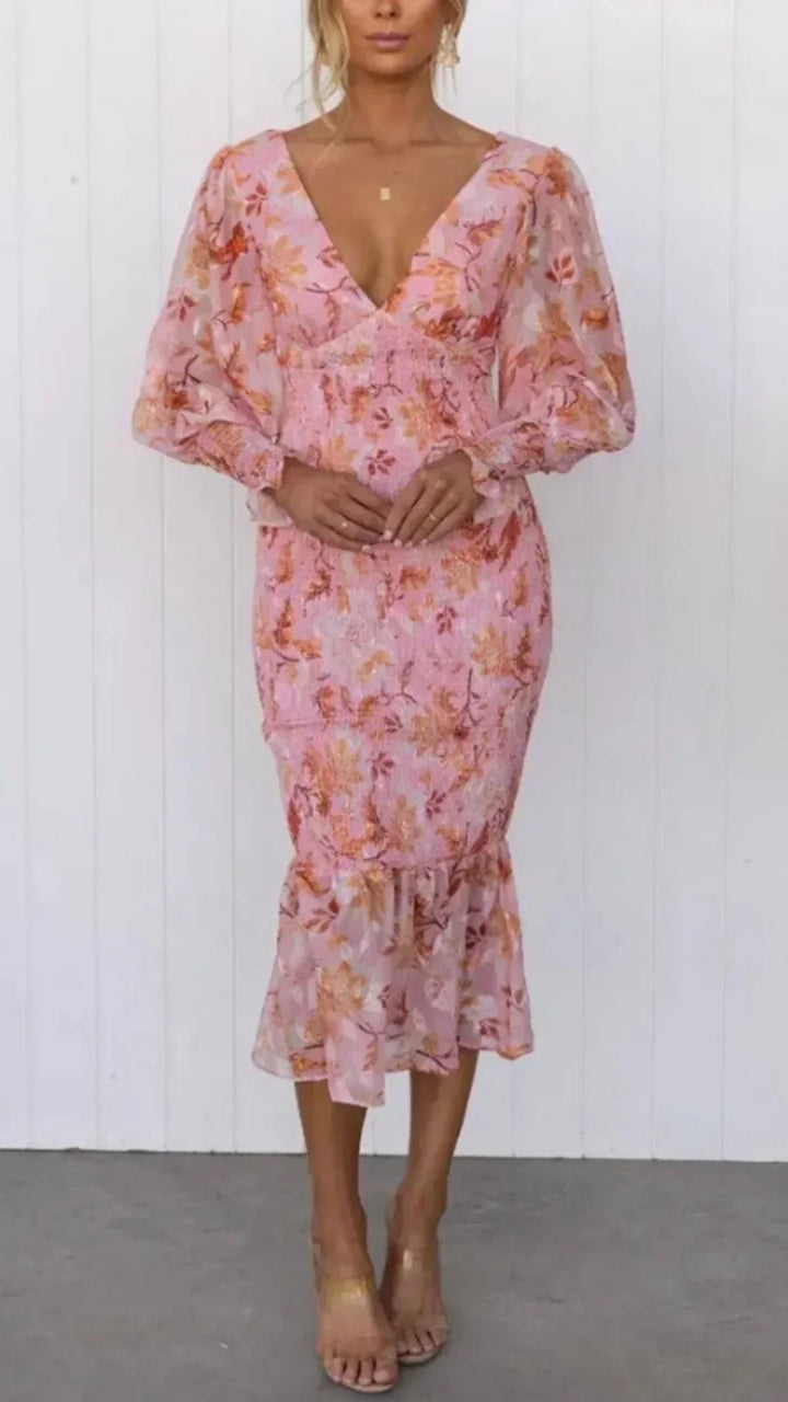 Shelby | Wedding Guest Midi Dress