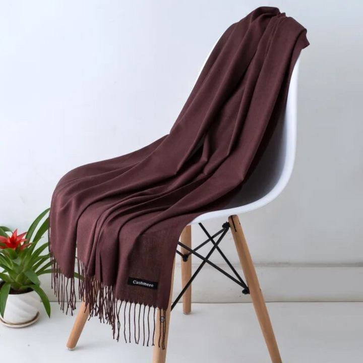 Nova | Cashmere Scarf with Fringed Edges