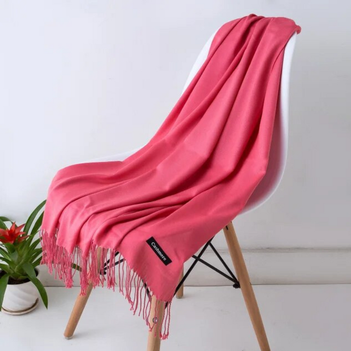 Nova | Cashmere Scarf with Fringed Edges