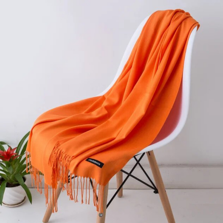 Nova | Cashmere Scarf with Fringed Edges