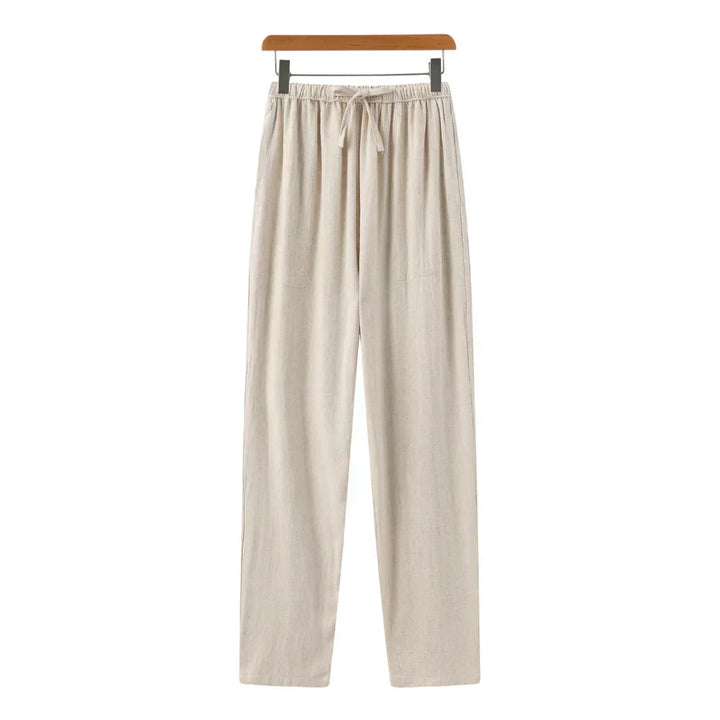 Taylor | Relaxed Fit Linen Drawstring Sweatpants