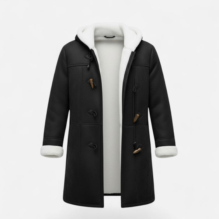Willow | Womens Sherpa Lined Hooded Duffle Coat