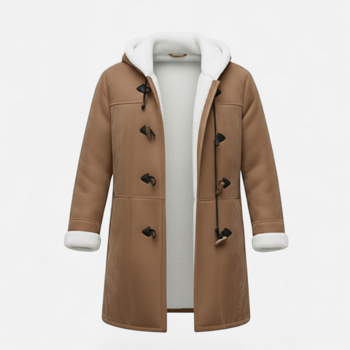 Willow | Womens Sherpa Lined Hooded Duffle Coat