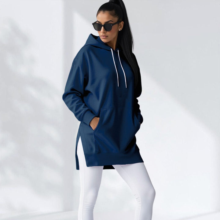 Elke | Oversized Hoodie Dress Longline Midi