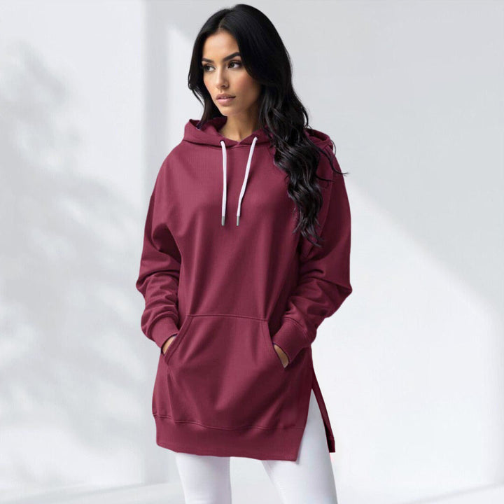 Elke | Oversized Hoodie Dress Longline Midi