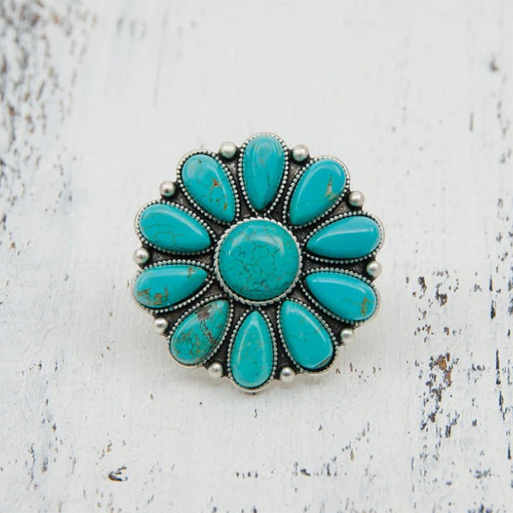 Willow | Turquoise Cluster Statement Ring