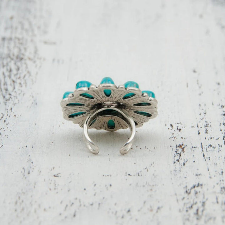 Willow | Turquoise Cluster Statement Ring