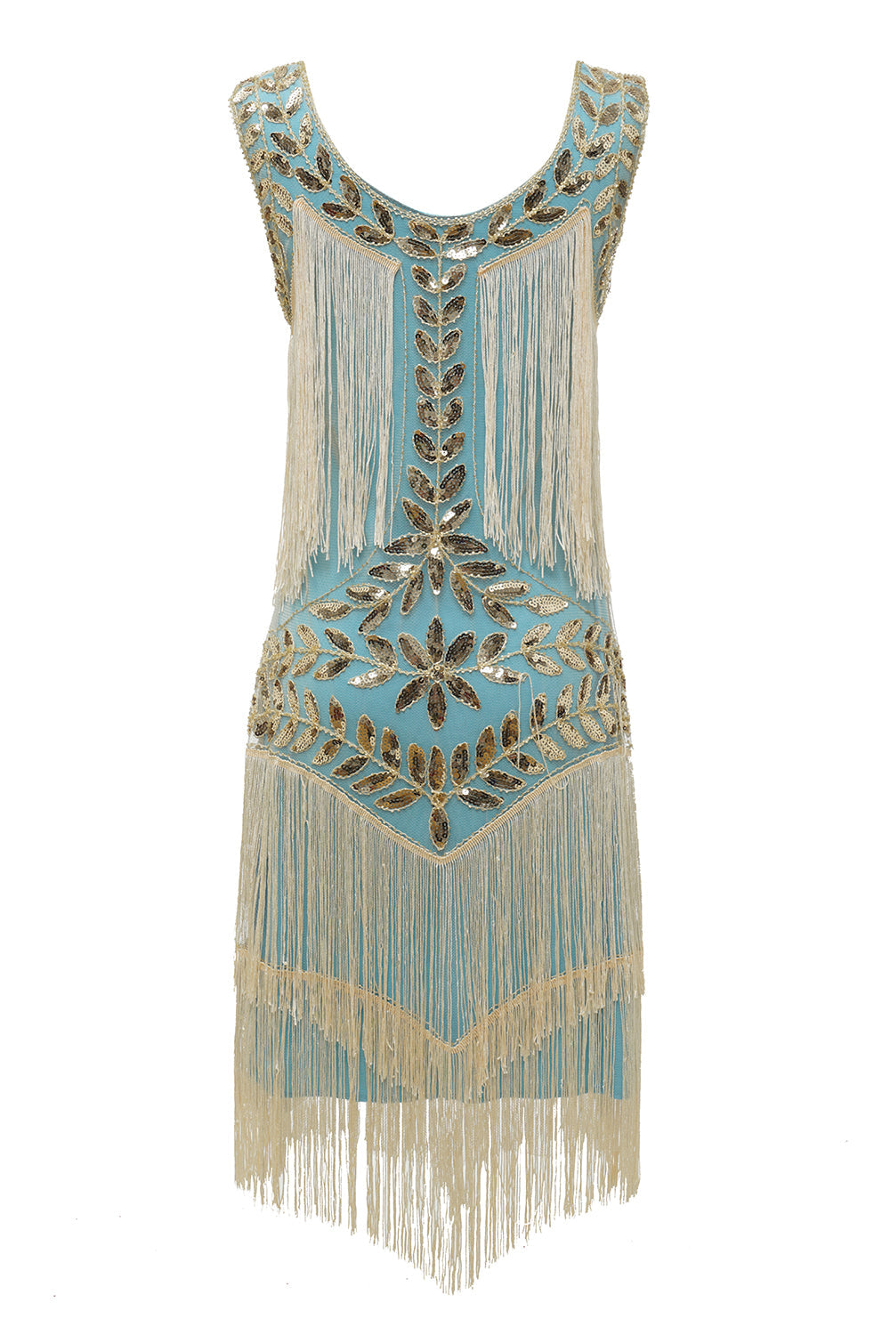 Delphine | 1920s Sequin Fringe Flapper Dress