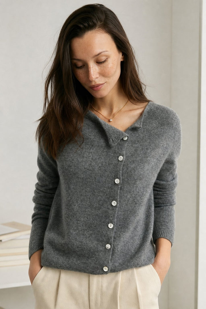Bailey | Womens Relaxed Crew Cardigan Sweater
