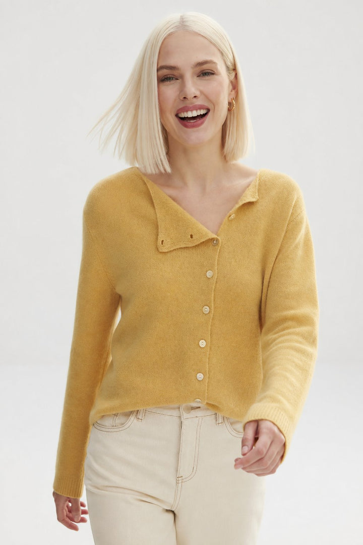 Bailey | Womens Relaxed Crew Cardigan Sweater