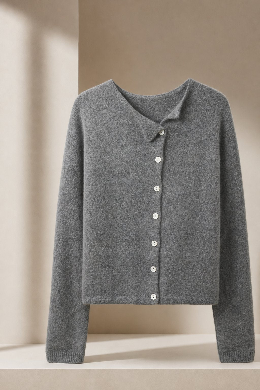 Bailey | Womens Relaxed Crew Cardigan Sweater