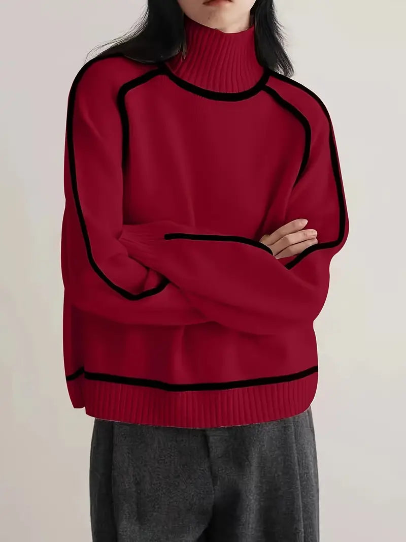 Cordelia | Womens Oversized Turtleneck Sweater