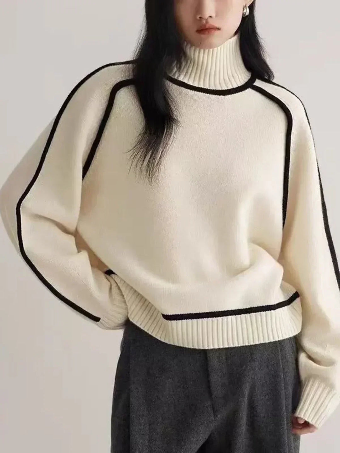 Cordelia | Womens Oversized Turtleneck Sweater