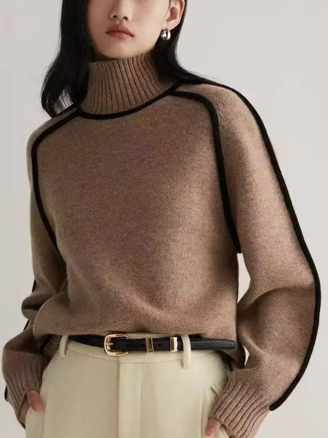 Cordelia | Womens Oversized Turtleneck Sweater