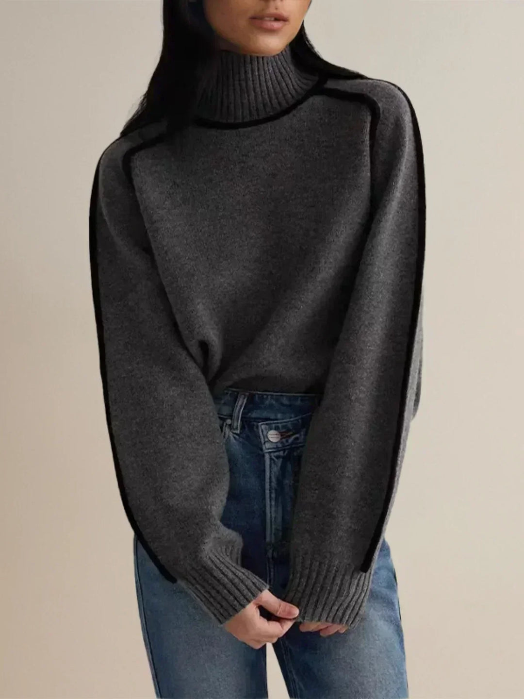 Cordelia | Womens Oversized Turtleneck Sweater