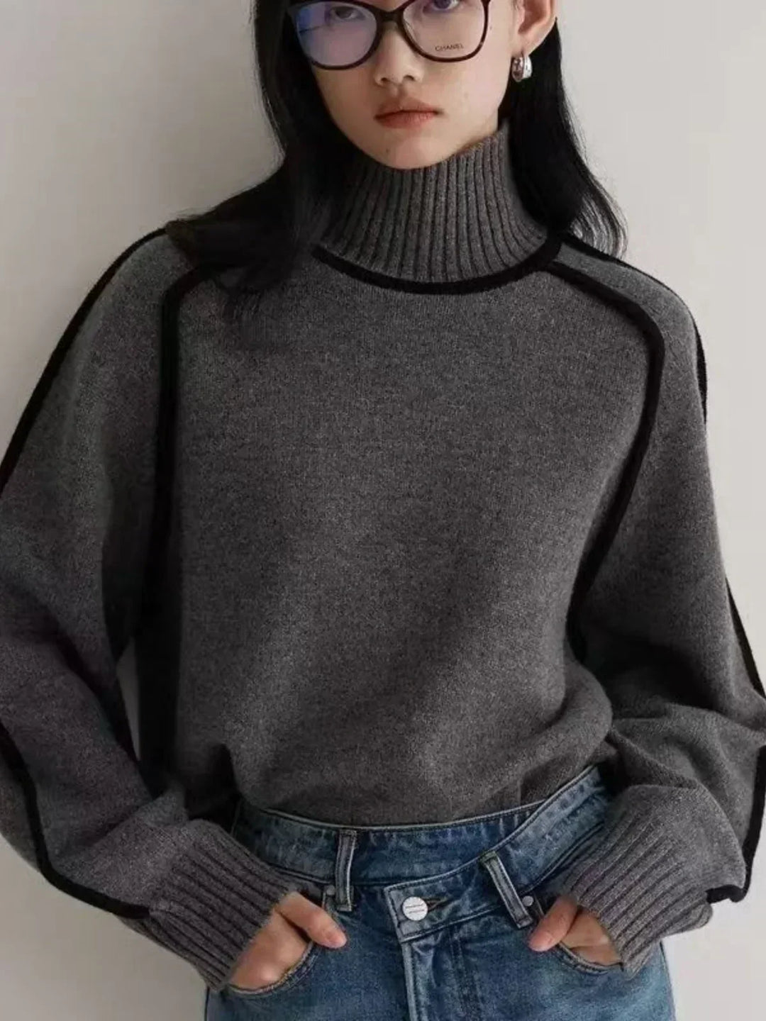 Cordelia | Womens Oversized Turtleneck Sweater