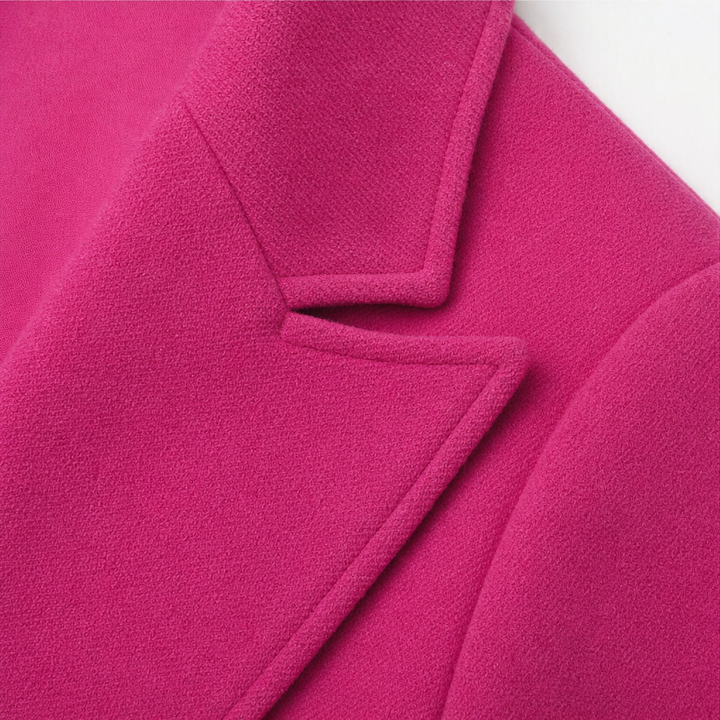 Diana | Double Breasted Belted Wool Blend Coat