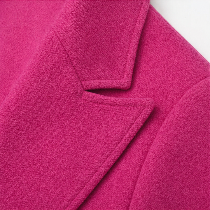 Diana | Double Breasted Belted Wool Blend Coat