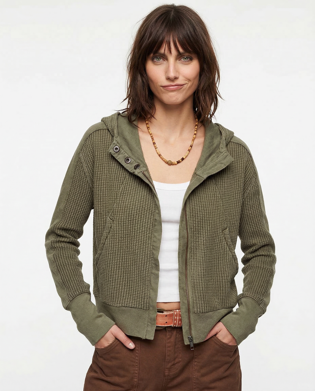 Greta | Relaxed Zip Hooded Jacket