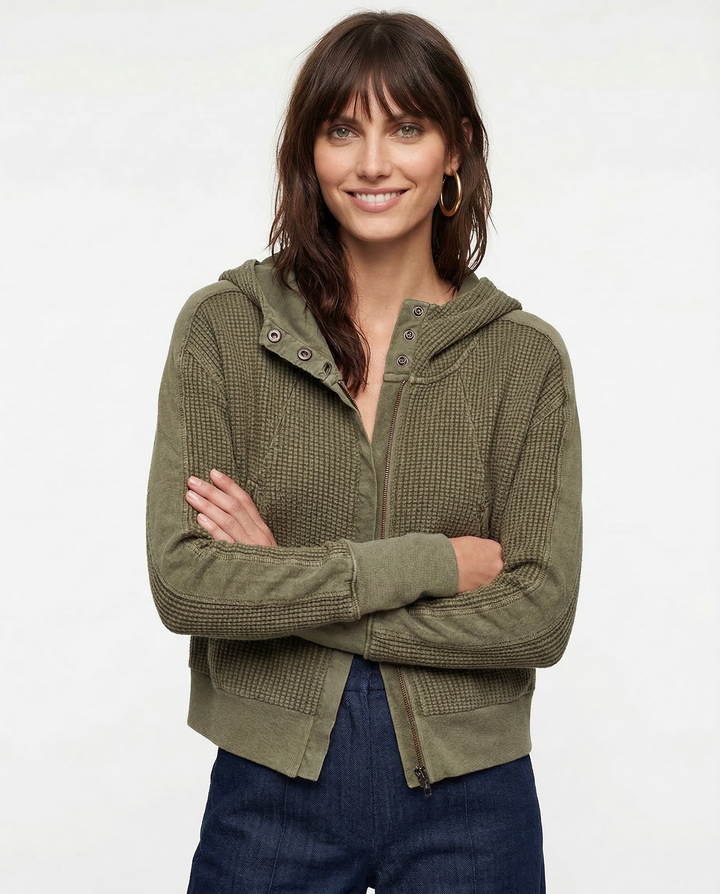 Greta | Relaxed Zip Hooded Jacket