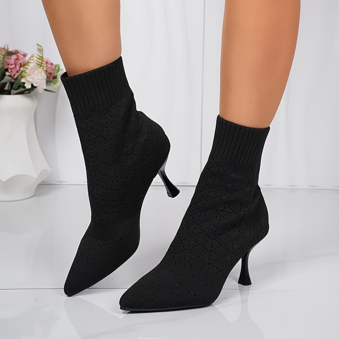 Avery | Womens Pointed Toe Heel Boots