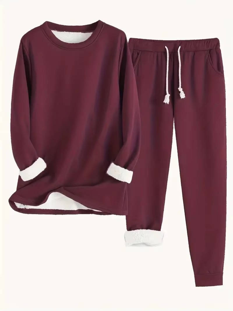 Rowan | Relaxed Fleece Loungewear Set with Pockets
