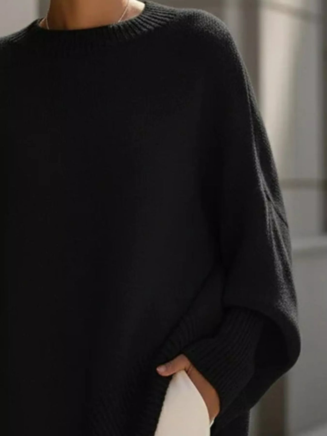 Sabine | Oversized Batwing Knit Womens Sweater