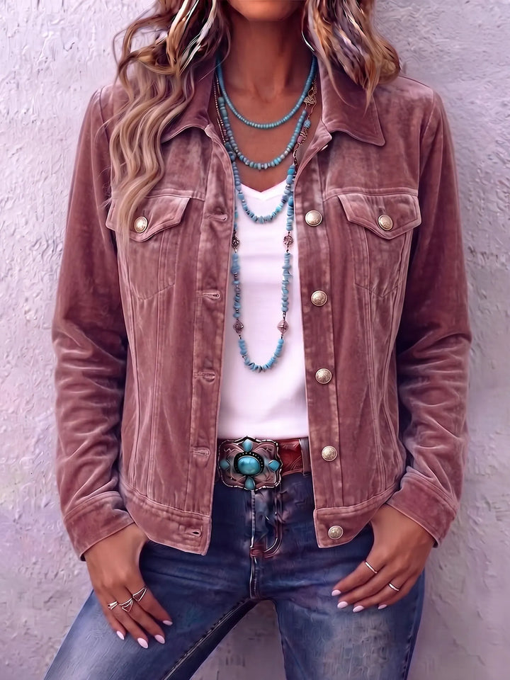 Peyton | Fitted Corduroy Jacket with Buttons