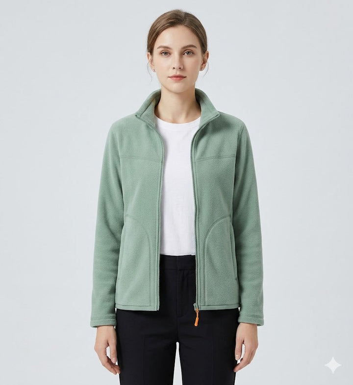 Womens fleece full-zip jacket, view 1
