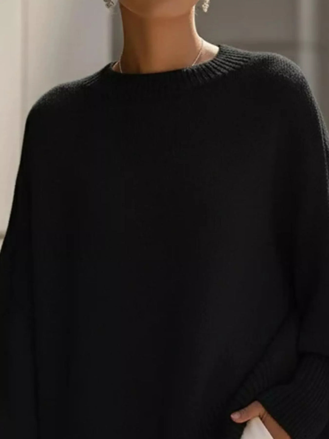 Sabine | Oversized Batwing Knit Womens Sweater