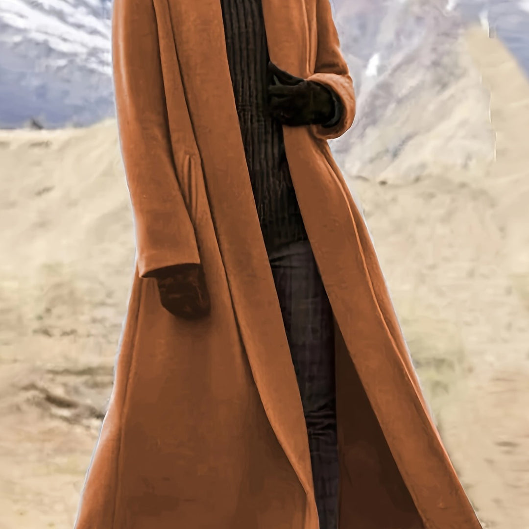 Marlowe | Relaxed Long Sleeve Maxi Coat