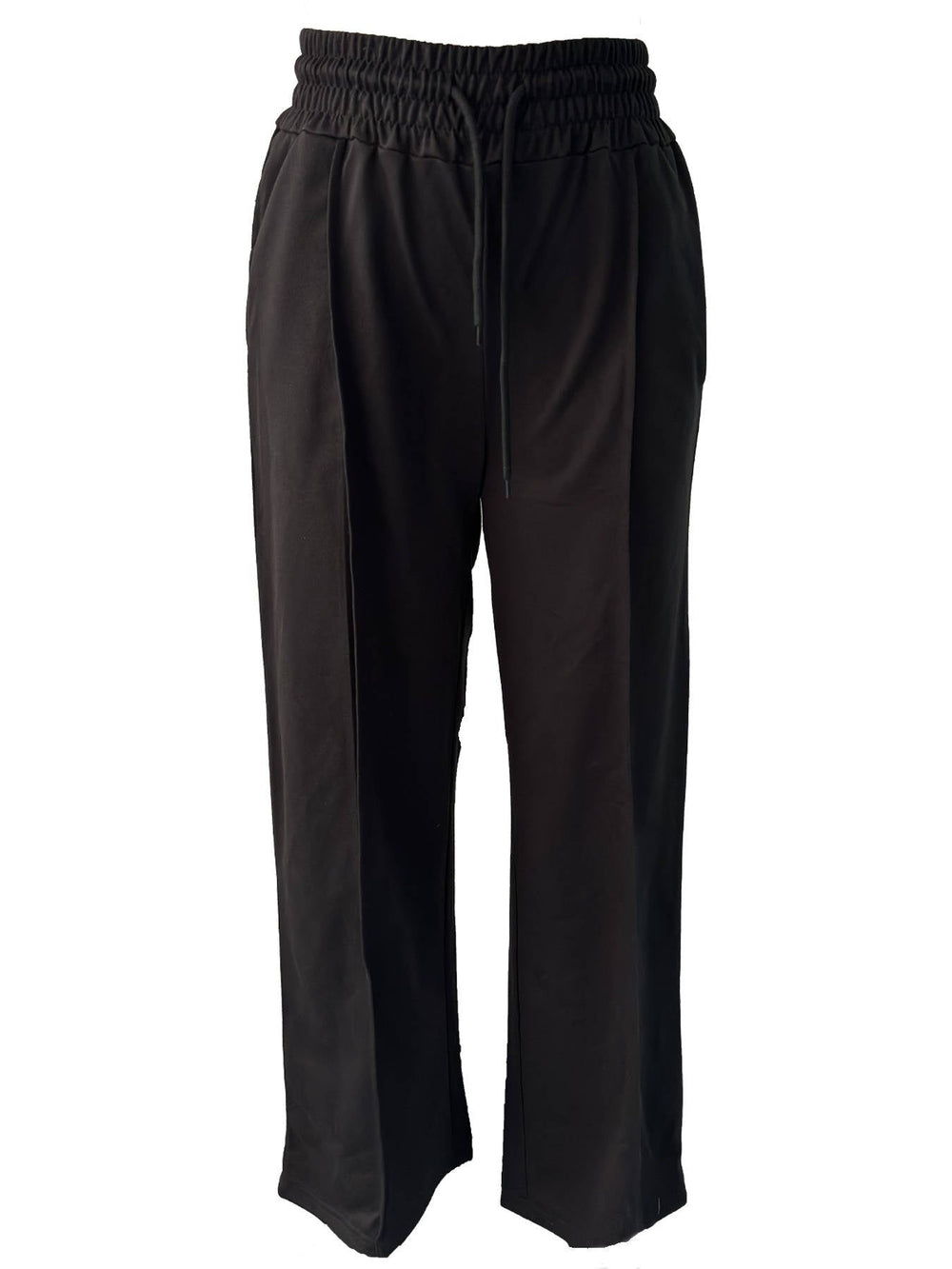 Leah | High Waist Wide Leg Pants Drawstring Trousers