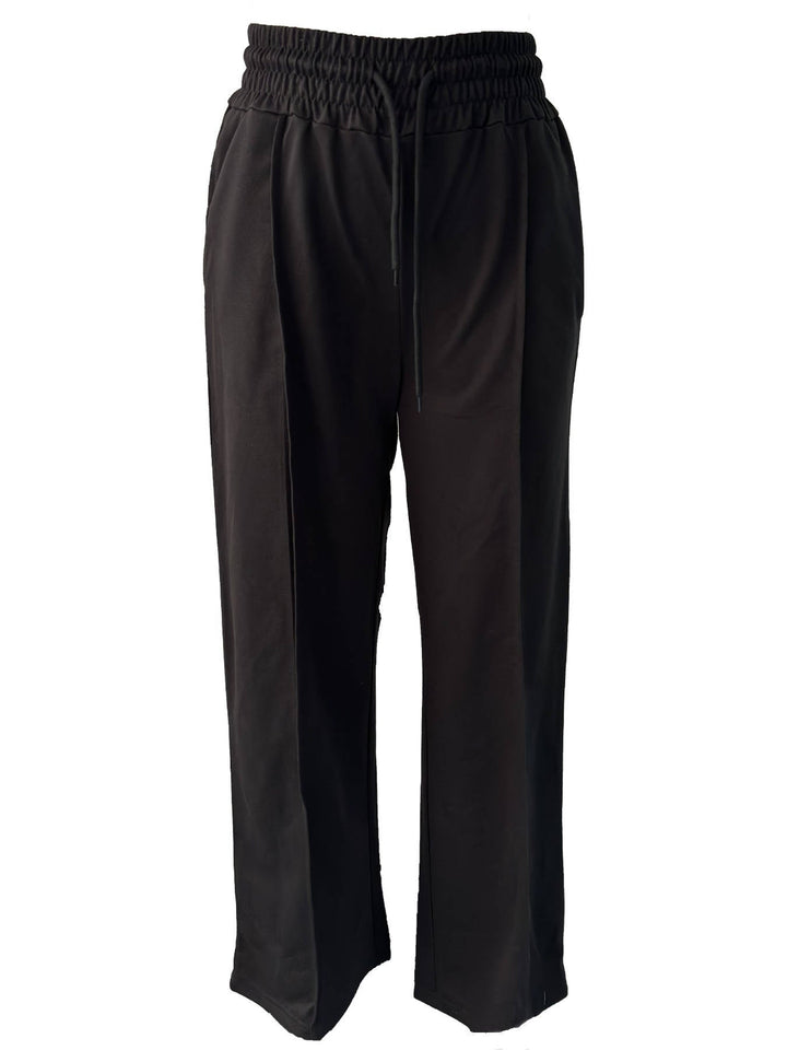 Leah | High Waist Wide Leg Pants Drawstring Trousers