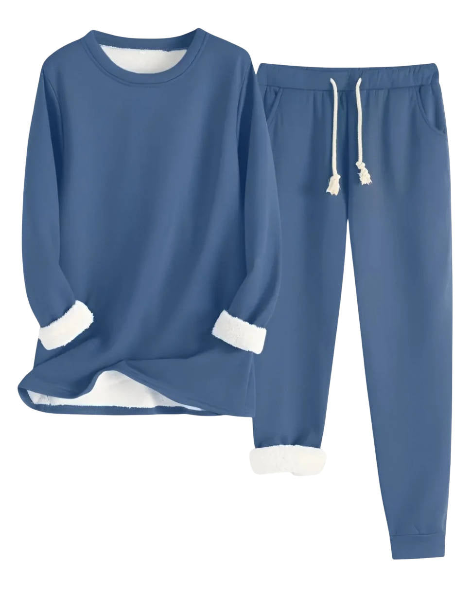 Rowan | Relaxed Fleece Loungewear Set with Pockets