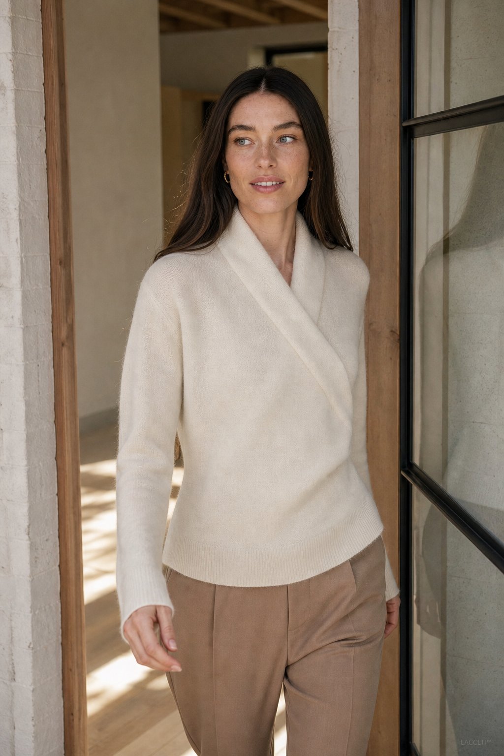 Madison | Womens Wrap Sweater Long Sleeve V-Neck
